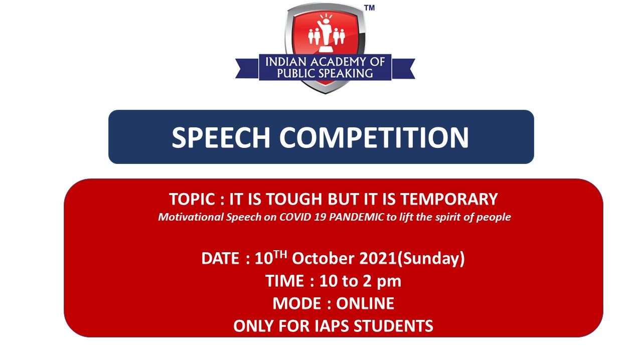 IAPS Speech Competition
